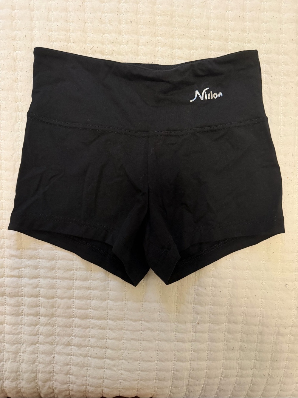 High-Rise Black Bike Shorts